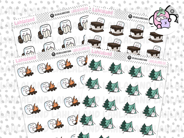 Tripp Camping Stickers
