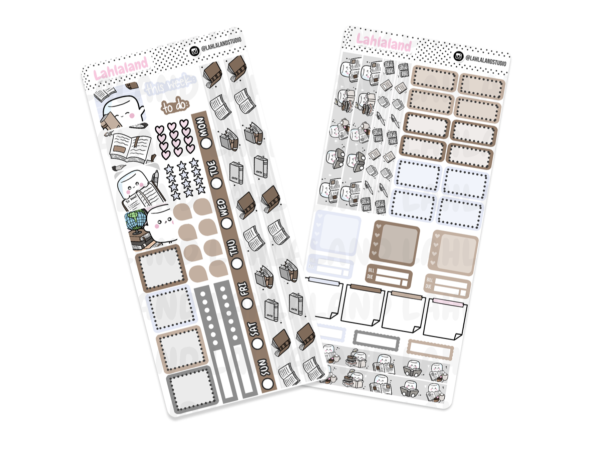 Tripp Booked Hobonichi Weeks Weekly Kit – Lahlaland - Printable Planner ...