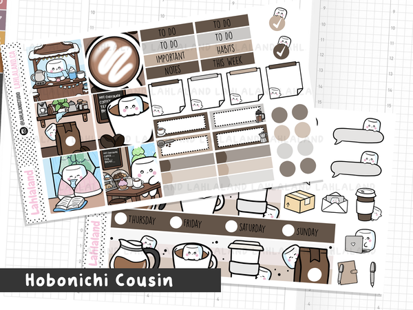 Hobonichi Cousin - Hug In A Mug Weekly Kit