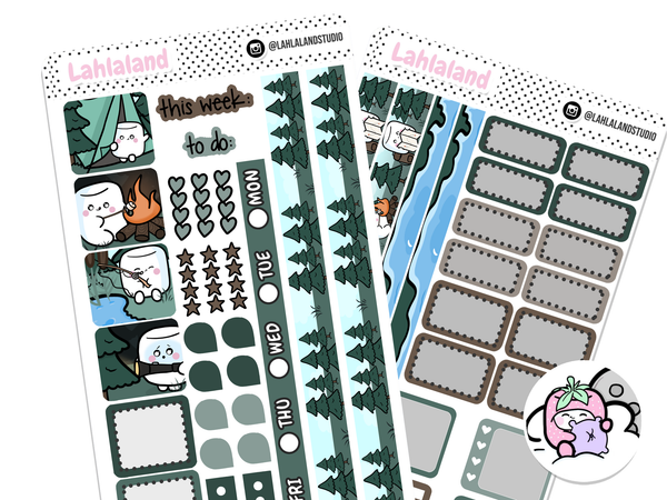 Camping Weekly Kit - Hobonichi Weeks