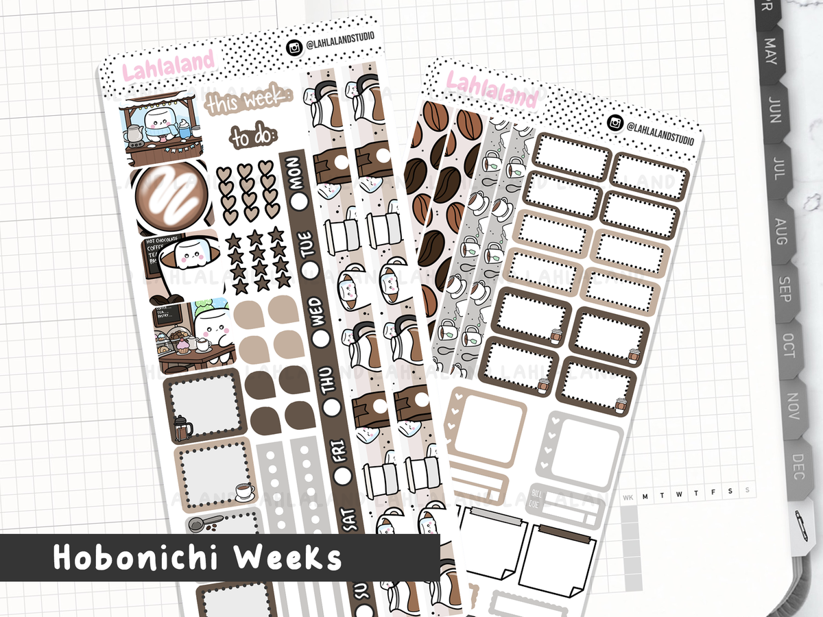 Hobonichi Weeks - Hug In A Mug Weekly Kit – Lahlaland - Printable ...