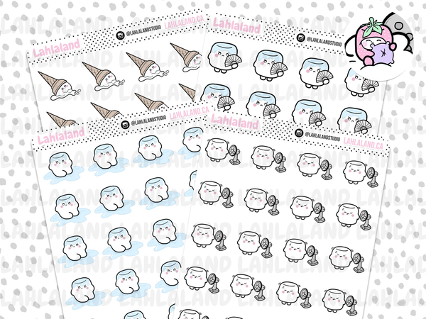 Tripp Hot Weather Stickers