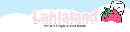 Lahlaland - Printable Planner Stickers