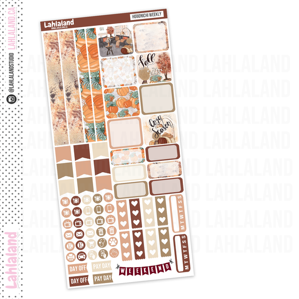 Hobonichi Weeks - Cozy Season Weekly Kit