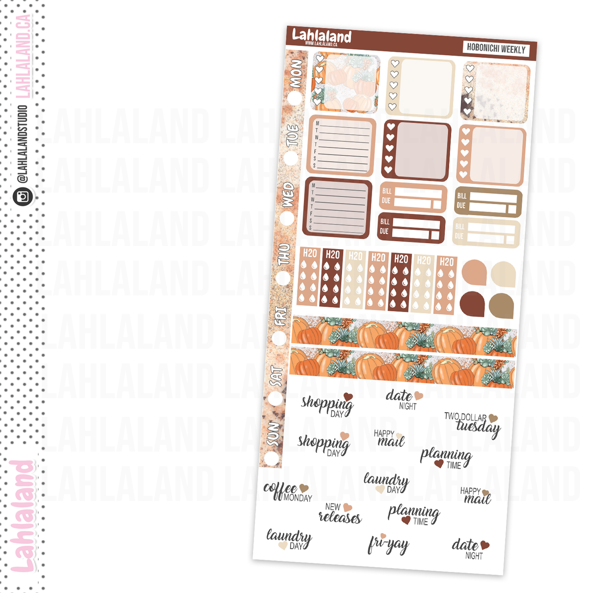 Hobonichi Weeks - Cozy Season Weekly Kit – Lahlaland - Printable ...
