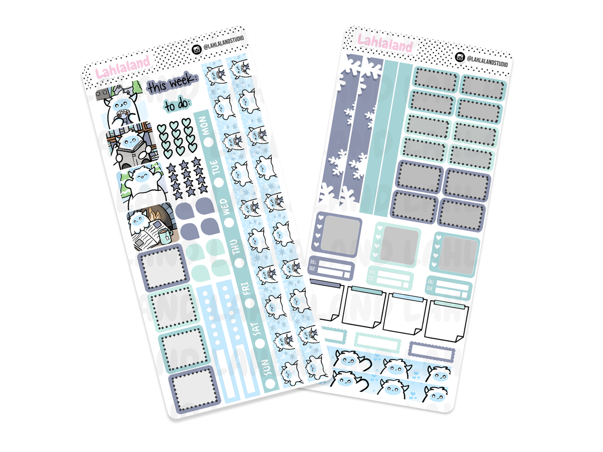 Hobonichi Weeks - Hello Winter Weekly Kit – Lahlaland - Printable ...