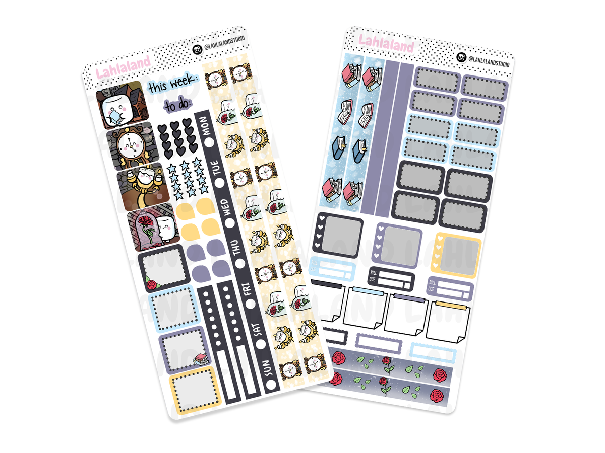 Hobonichi Weeks - Belle Weekly Kit – Lahlaland - Printable Planner Stickers