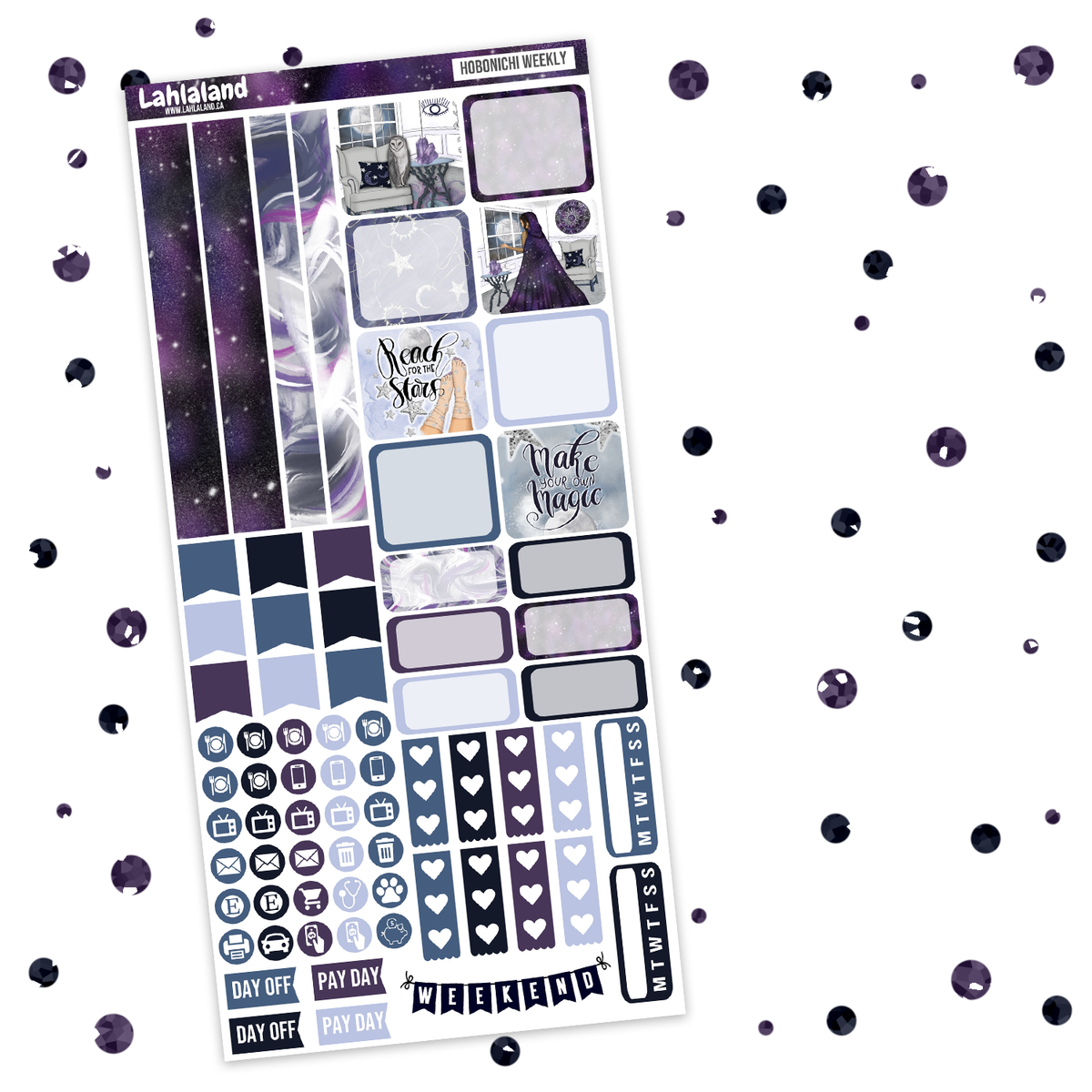 Hobonichi Weeks - She Is Magic Weekly – Lahlaland - Printable Planner ...