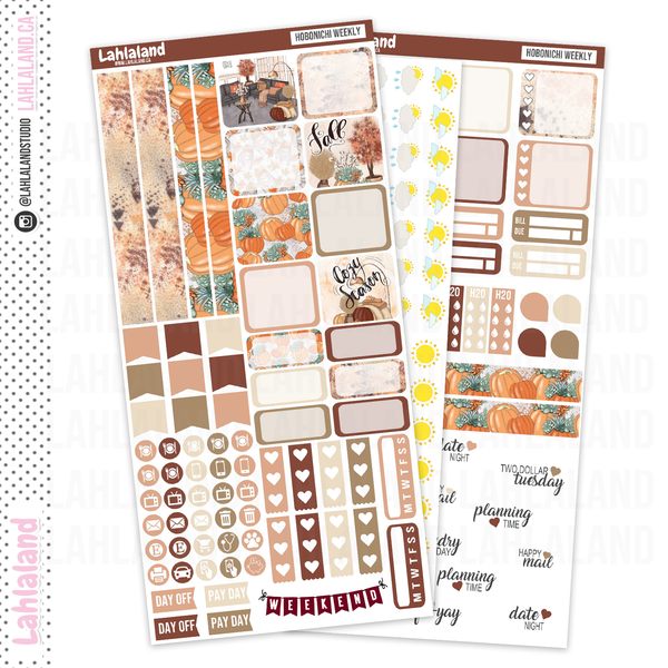 Hobonichi Weeks - Cozy Season Weekly Kit