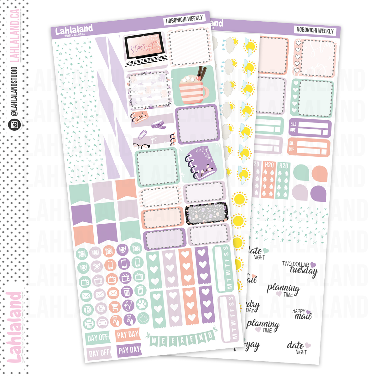 Hobonichi Weeks - Cozy Office Weekly – Lahlaland - Printable Planner ...