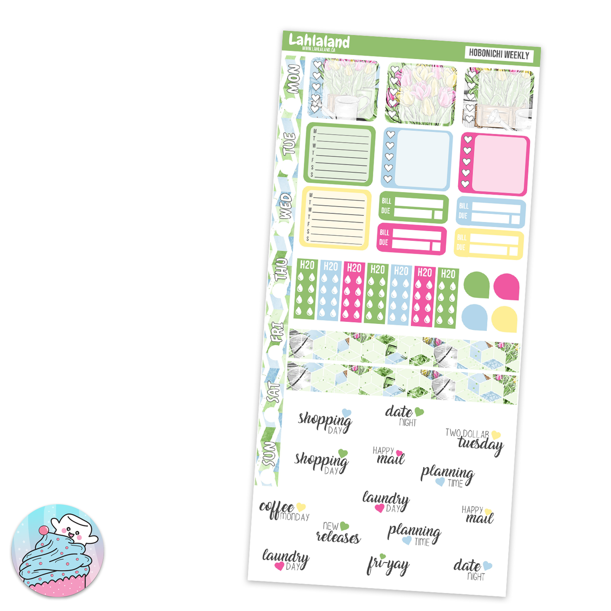 Hobonichi Weeks Spring Weekly Kit Lahlaland Printable Planner