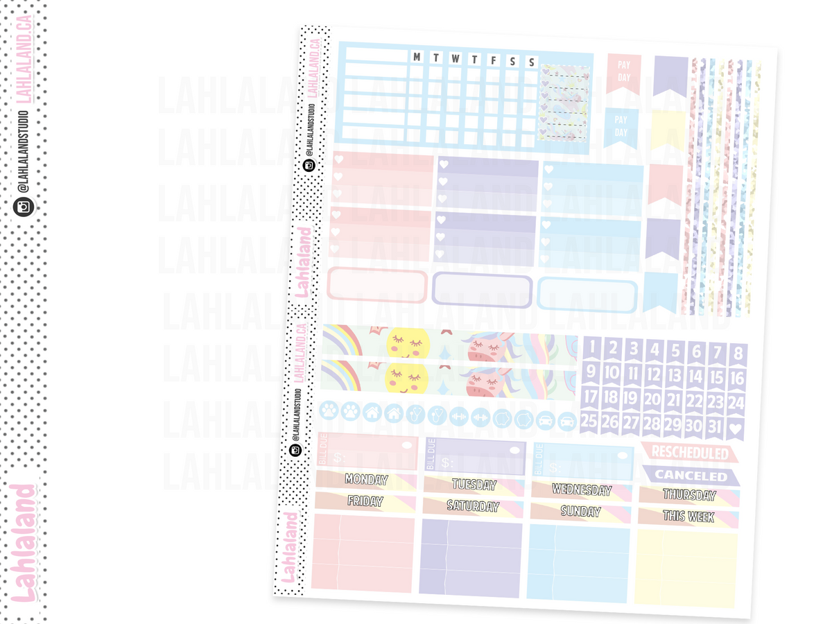 Classic Happy Planner - Prickle Party Monthly Kit – Lahlaland - Printable  Planner Stickers