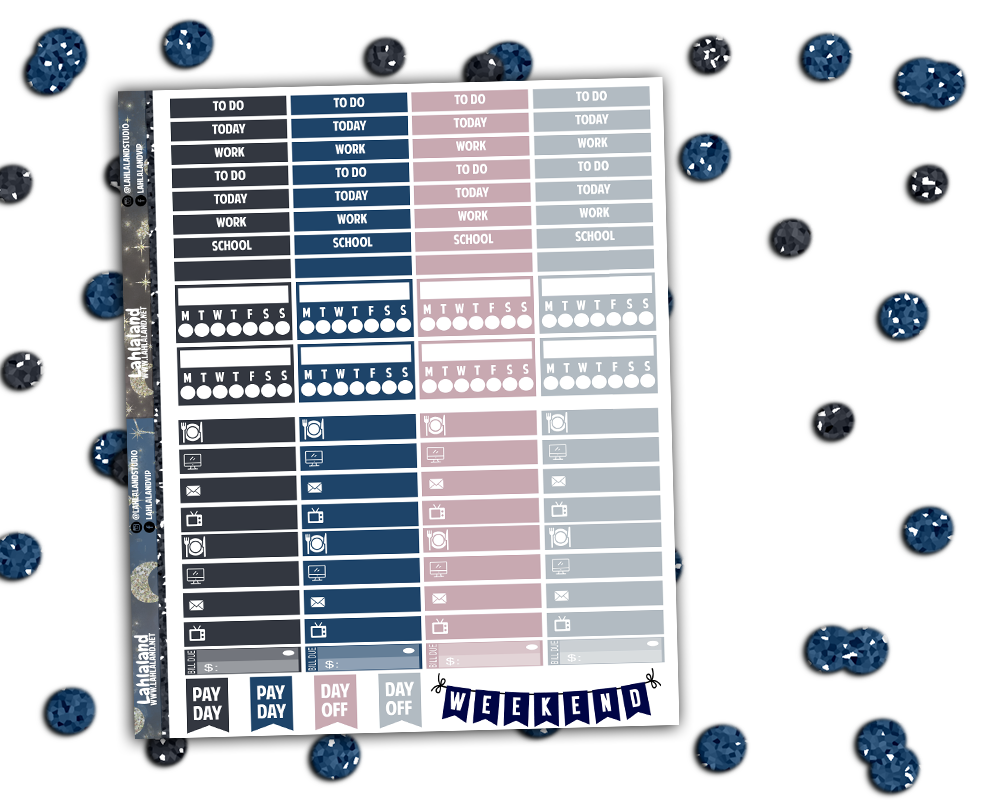 Classic Happy Planner Zodiac Weekly Kit Lahlaland Printable