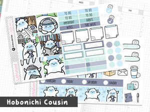 Hobonichi Cousin Bernard Hello Winter Weekly Kit