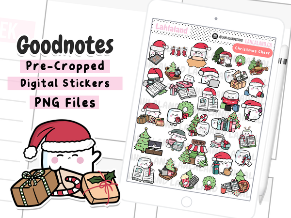 Christmas Goodnotes Stickers - Tripp