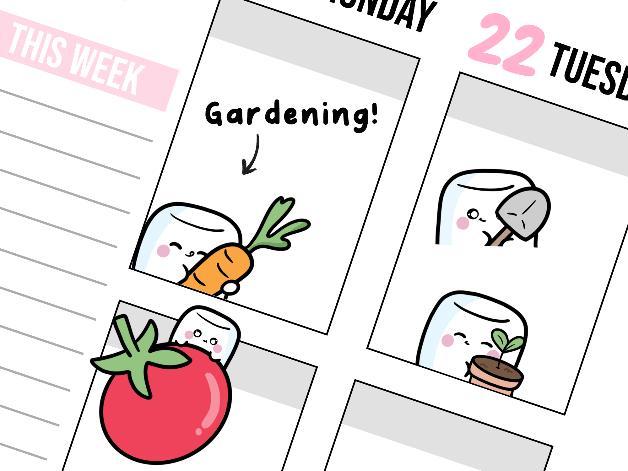 Tripp Gardening Stickers