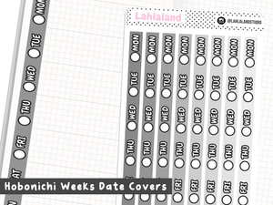 Grey Hobonichi Weeks Date Covers