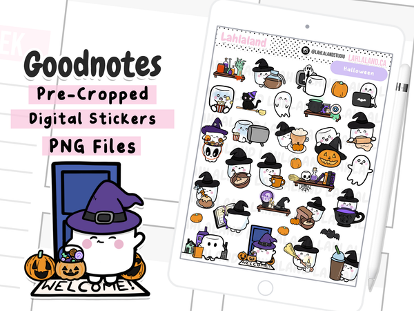 Halloween Goodnotes Stickers - Tripp