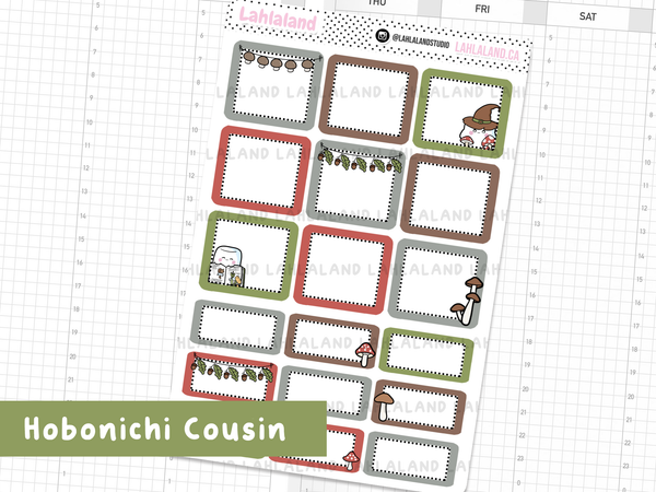Hobonichi Cousin Tripp Cottagecore Boxes
