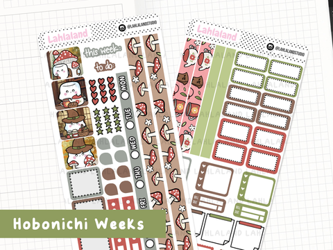 Hobonichi Weeks Tripp Cottagecore Weekly Kit