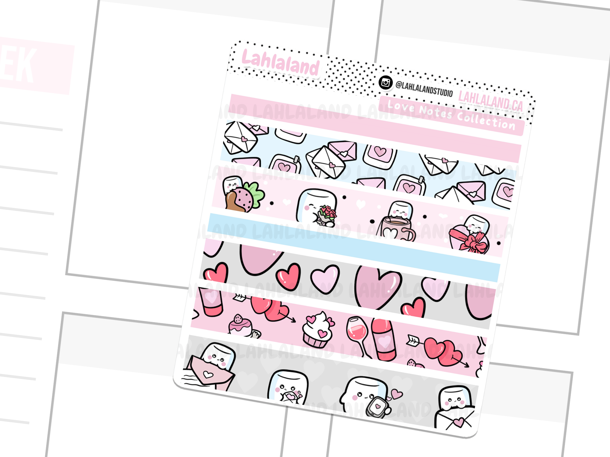 Tripp Love Notes Washi Strips