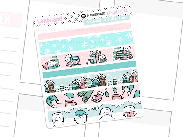 Snowed In Washi Strips