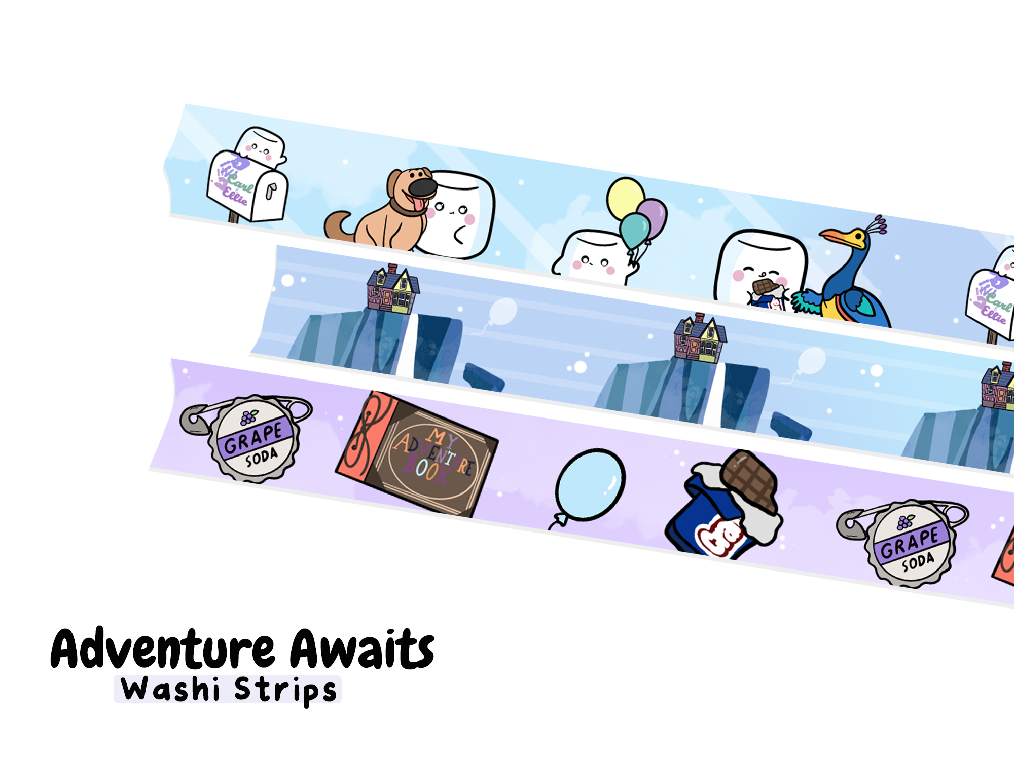 Adventure Awaits Washi Strips