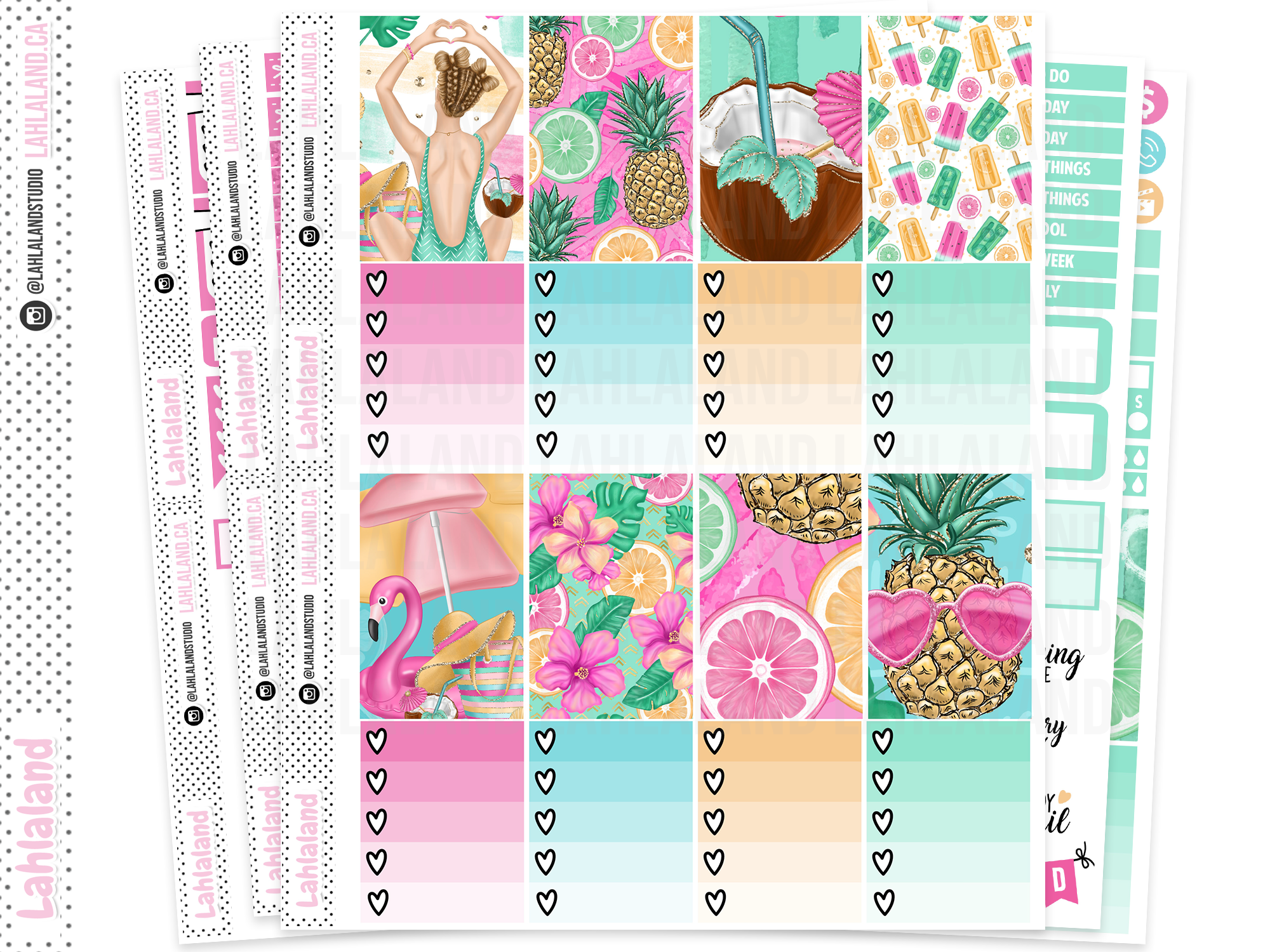 Classic Happy Planner - Fun In The Sun Weekly Kit