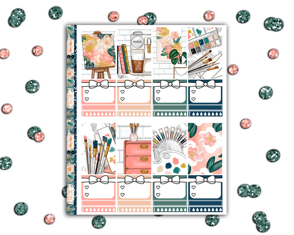 Classic Happy Planner - Blooming Artist Weekly Kit