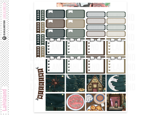 Mini Happy Planner - Tea At Hagrids Weekly Kit