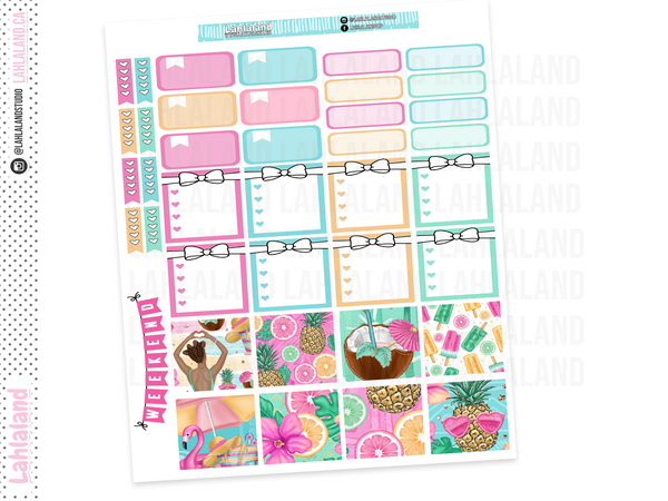 Mini Happy Planner - Fun In The Sun Weekly Kit