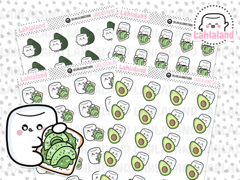 Avocado Stickers - Tripp