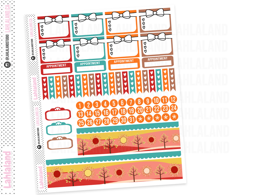 Standard Vertical- Fall Harvest Weekly Kit – Lahlaland - Printable ...