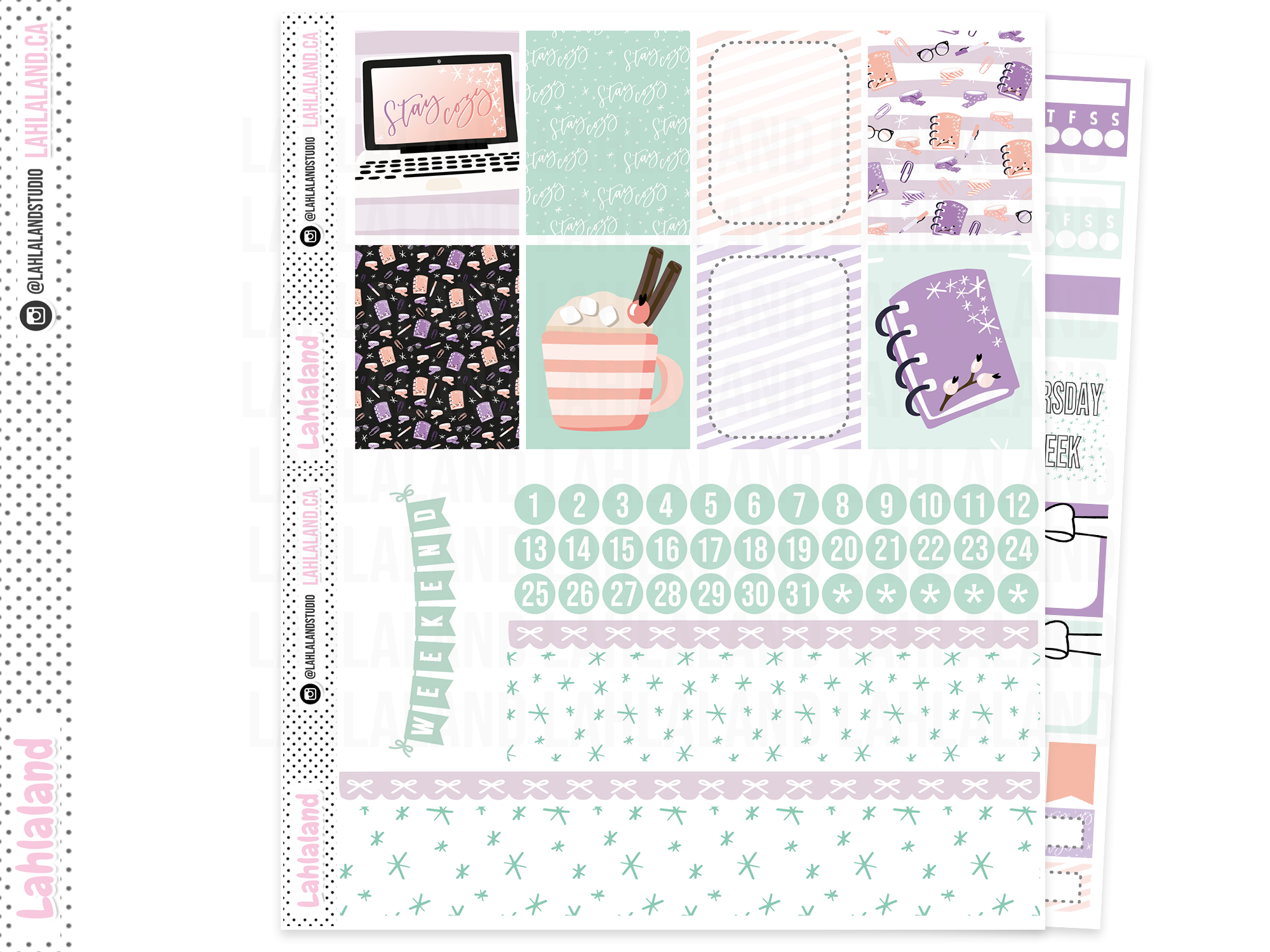 Standard Vertical, Classic Happy Planner - Cozy Office Weekly