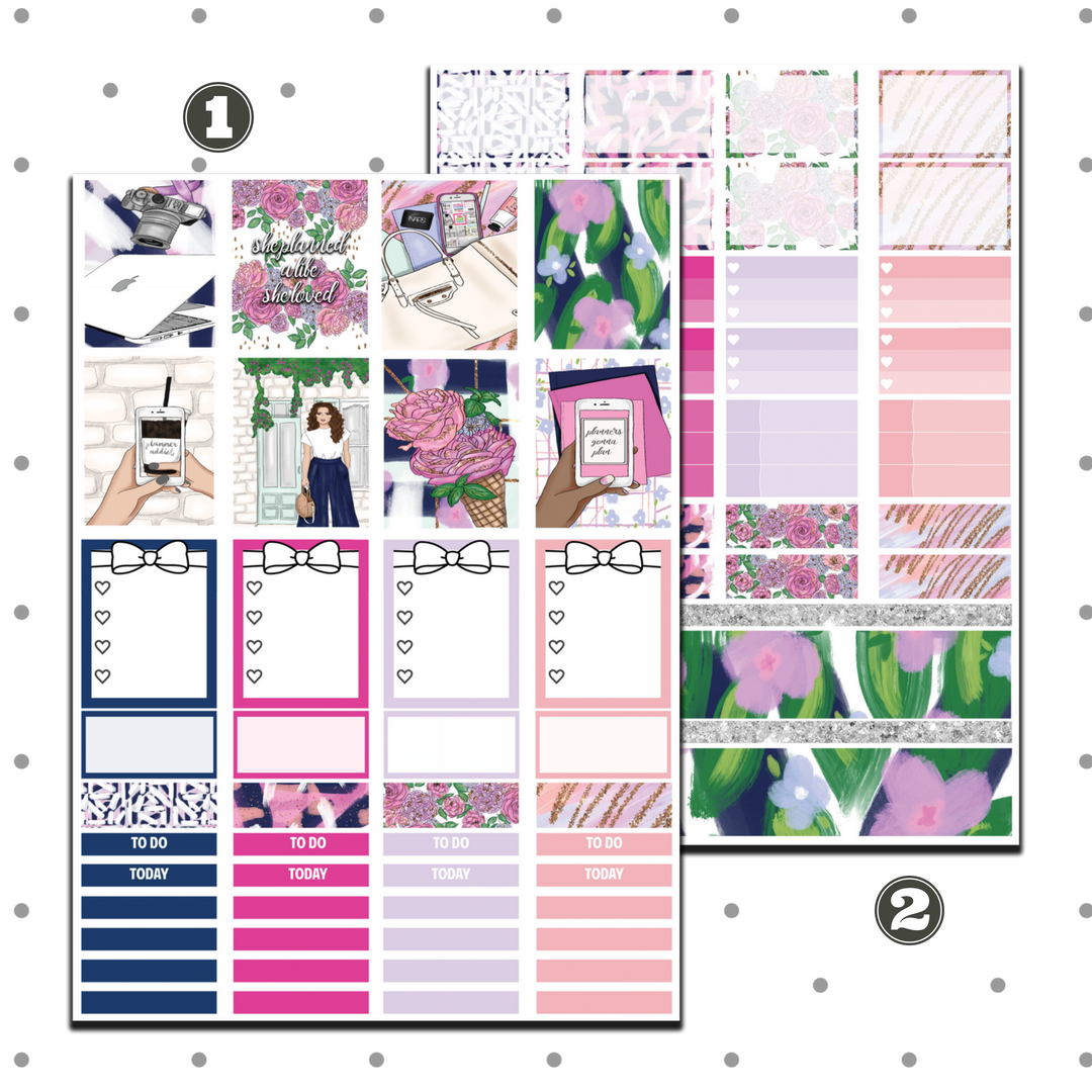 Standard Vertical - Design Weekly Kit – Lahlaland - Printable Planner ...