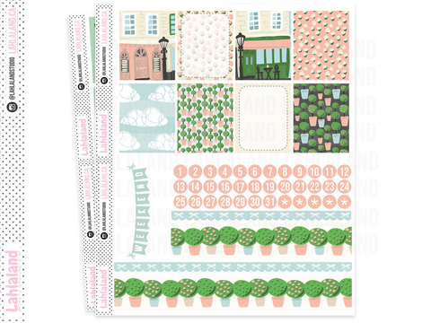 Standard Vertical, Classic Happy Planner - Spring Town Weekly