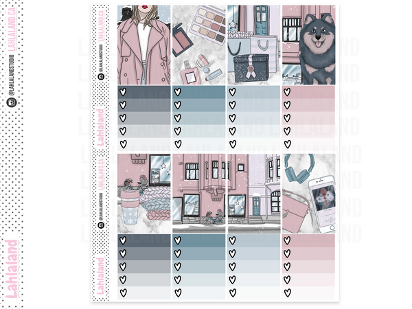 Classic Happy Planner - Uptown Winter Weekly Kit