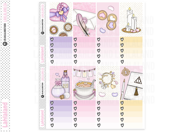 Classic Happy Planner - Wizard Valentine's Weekly Kit