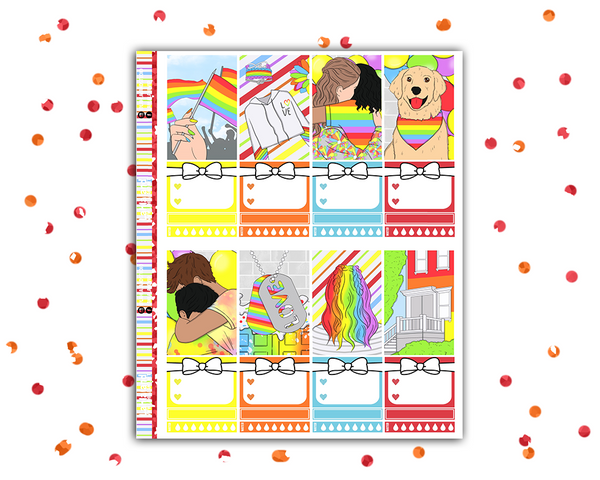 Classic Happy Planner - Pride Weekly