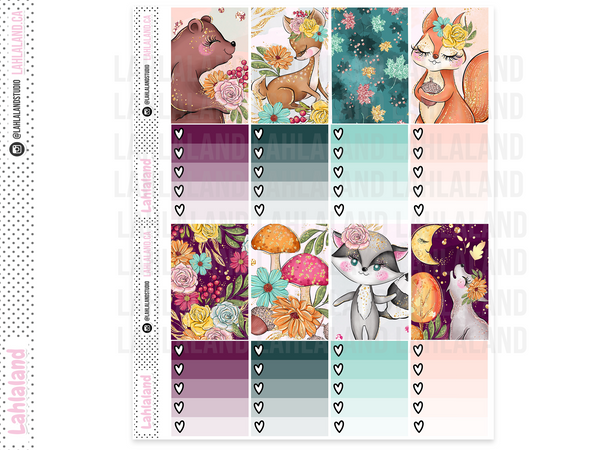 Classic Happy Planner - Forest Friends Weekly Kit