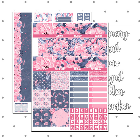 Classic Happy Planner - Bloom Monthly Kit