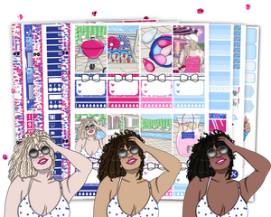 Classic Happy Planner - Pool Party Weekly Kit