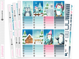Classic Happy Planner - Chilly Penguins Weekly