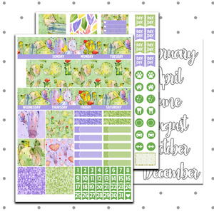 Classic Happy Planner - Prickle Party Monthly Kit – Lahlaland - Printable Planner  Stickers