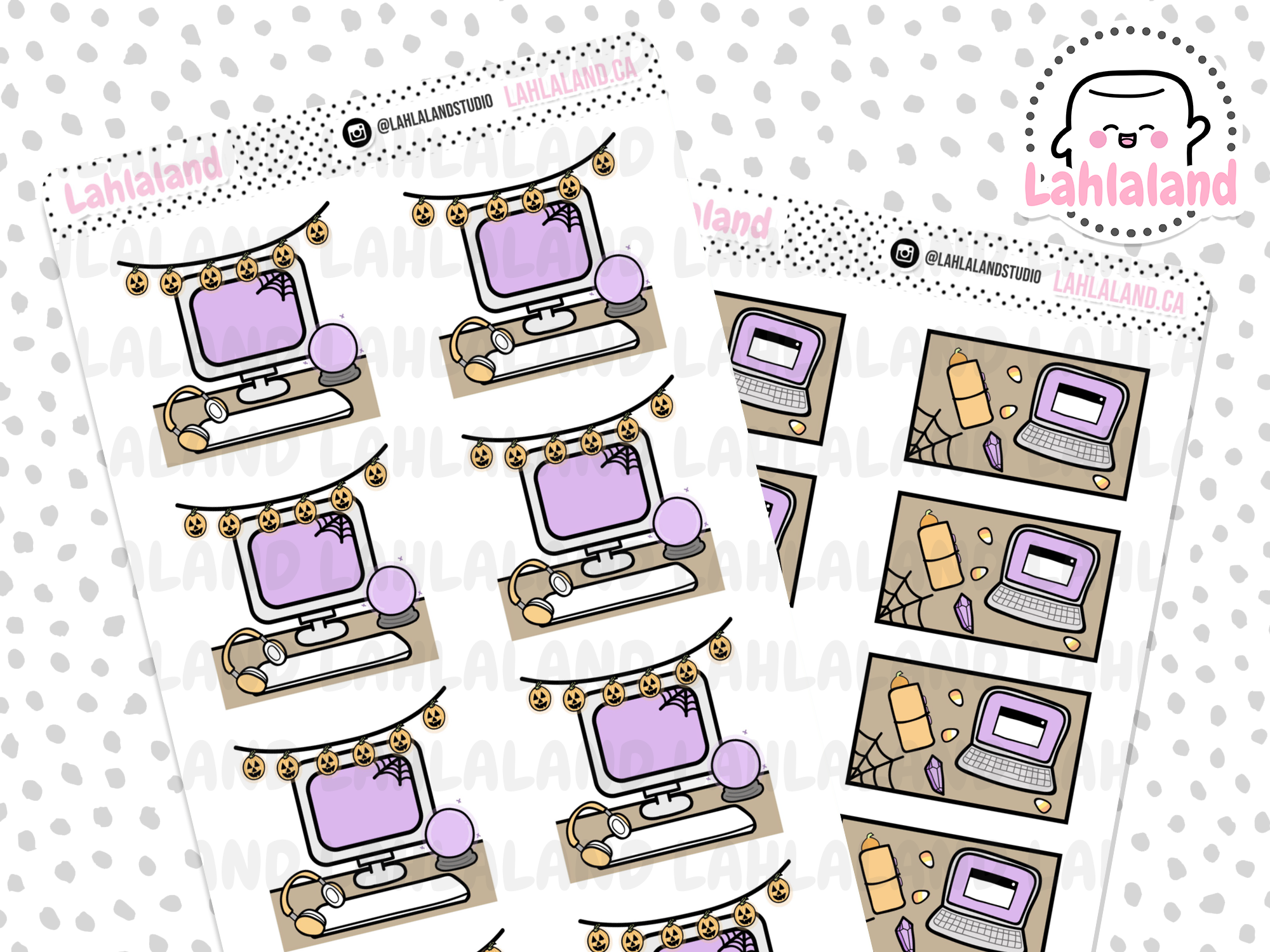 Halloween Desktops & Flat Lays