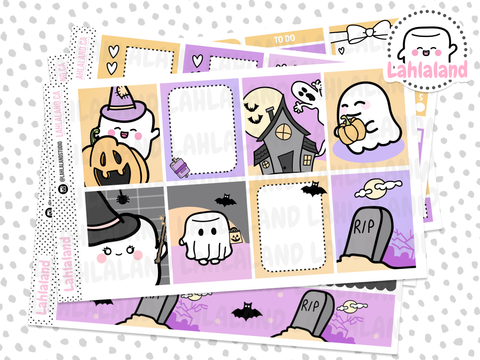 Standard Vertical / Classic Happy Planner - Tripp Halloween Weekly Kit