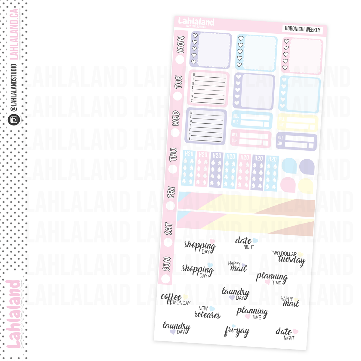 Hobonichi Weeks - Cute Unicorns Weekly Kit – Lahlaland - Printable ...