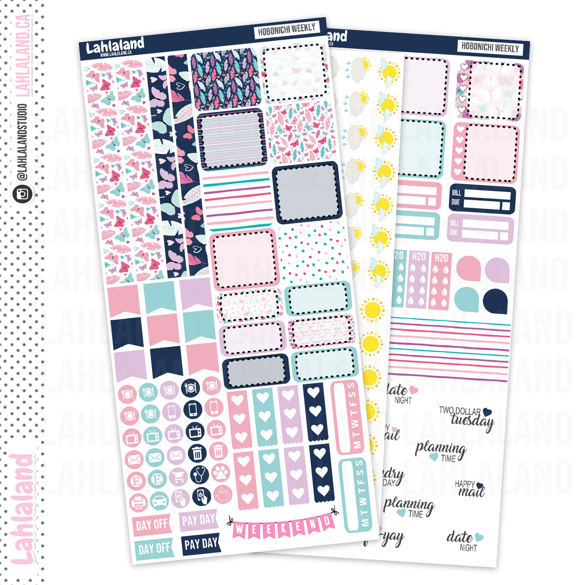 Hobonichi Weeks - Butterflies Weekly Kit – Lahlaland - Printable ...