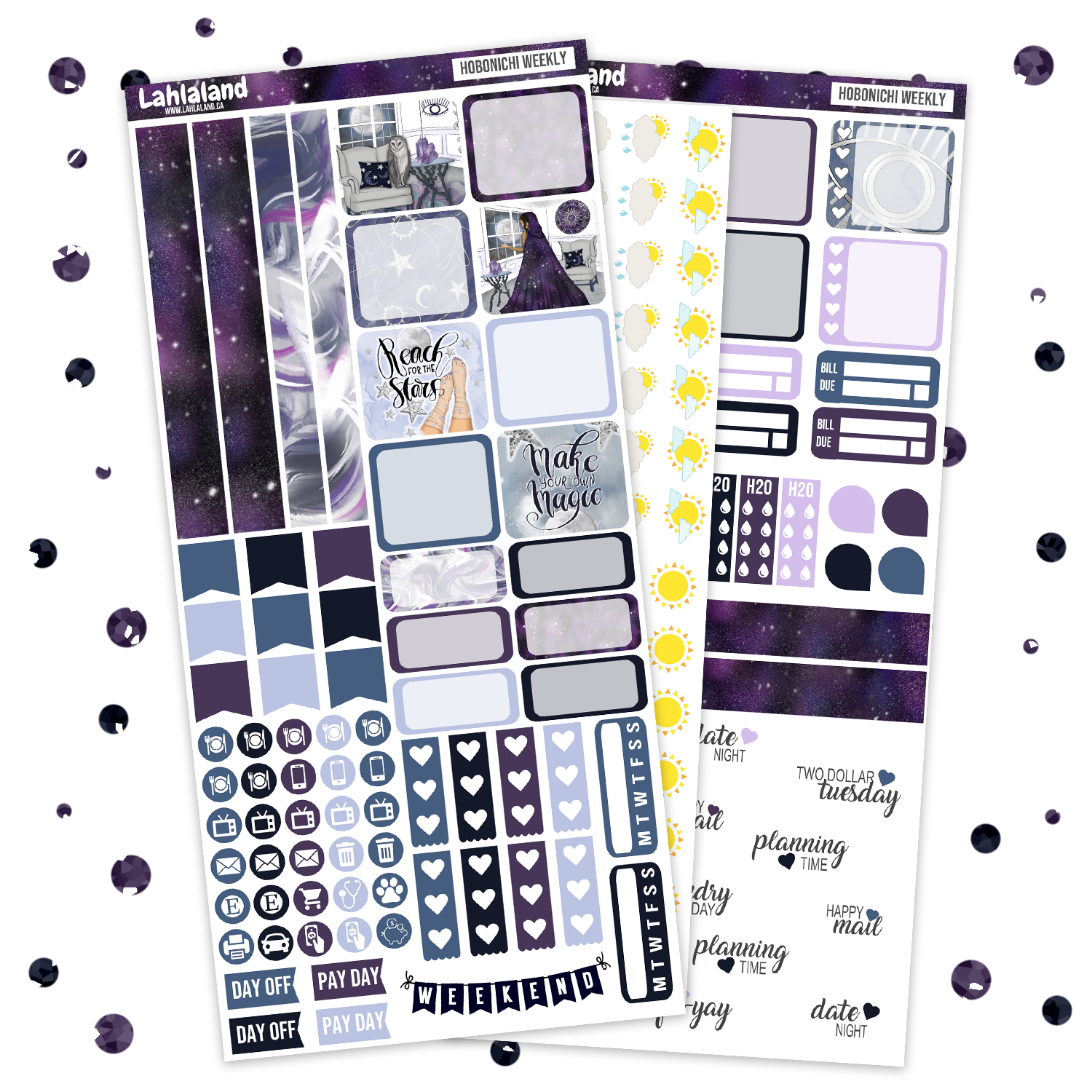 Hobonichi Weeks - Printable – Lahlaland - Printable Planner Stickers hobonichi-weeks-printable-lahlaland-printable-planner-stickers