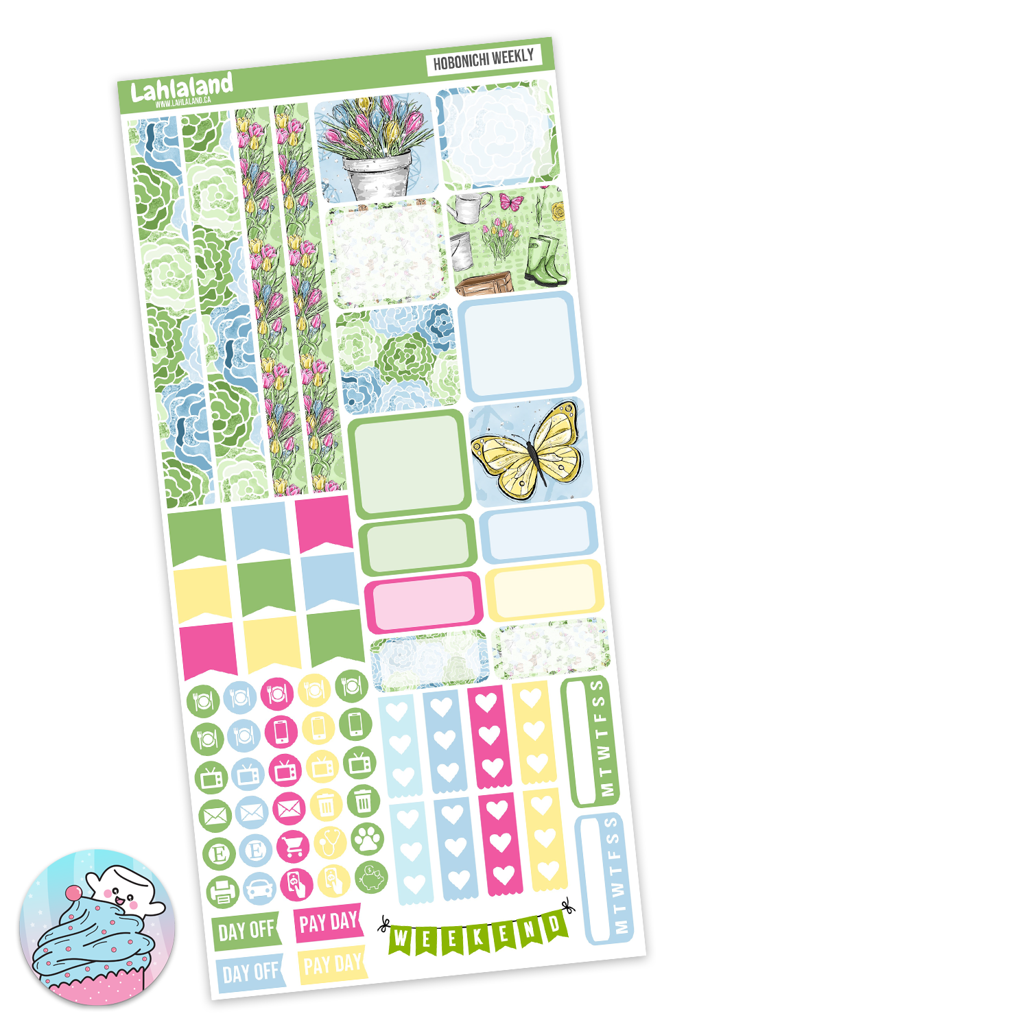 Hobonichi Weeks Spring Weekly Kit Lahlaland Printable Planner